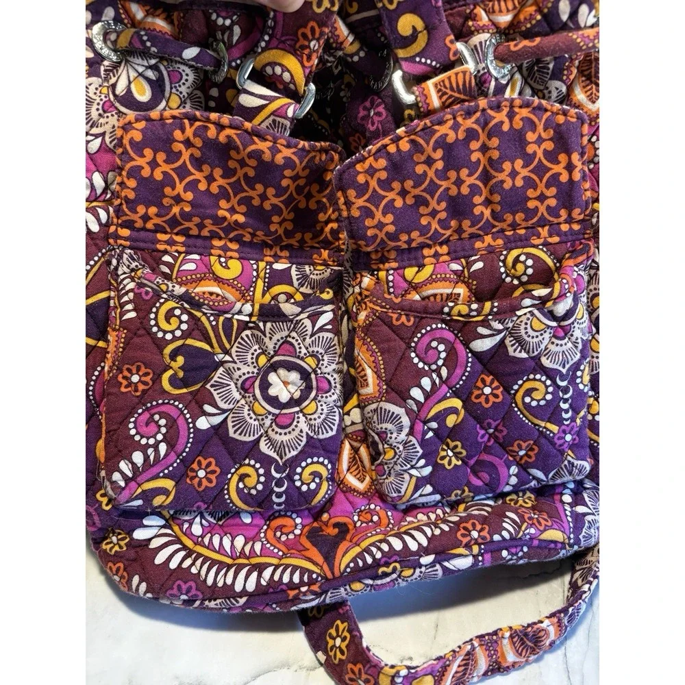 Vera Bradley pattern silver